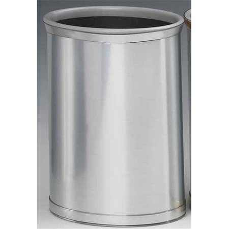 TOOL Mylar Brushed Chrome Waste Basket TO342148